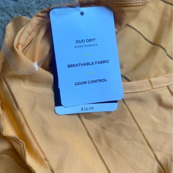 C9 by Champion Ruffle Crisscross Strap Workout Tank - Picture 9 of 10